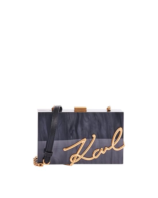 25SS 칼라거펠트 클러치/파우치 A1W30124 999 black NERO