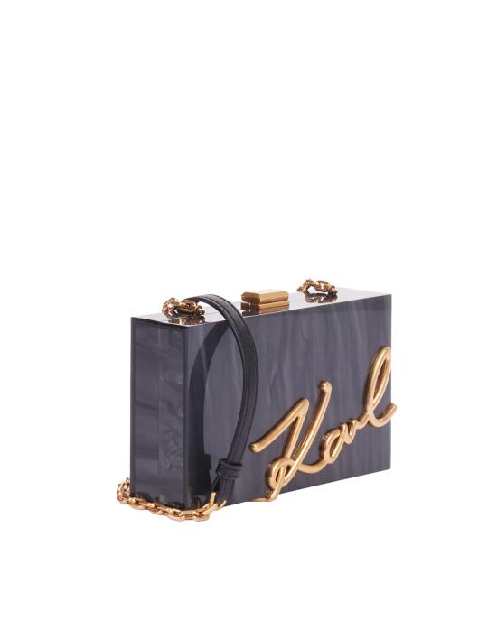 25SS 칼라거펠트 클러치/파우치 A1W30124 999 black NERO - KARL LAGERFELD