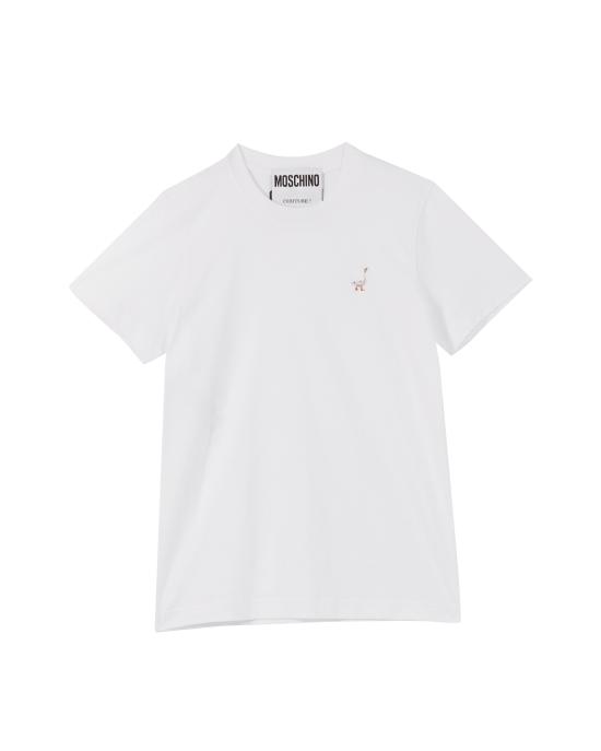 25FW 모스키노 반팔 티셔츠 0714 0541 3001 BIANCO