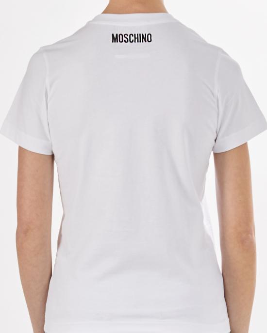 25FW 모스키노 반팔 티셔츠 0714 0541 3001 BIANCO - MOSCHINO