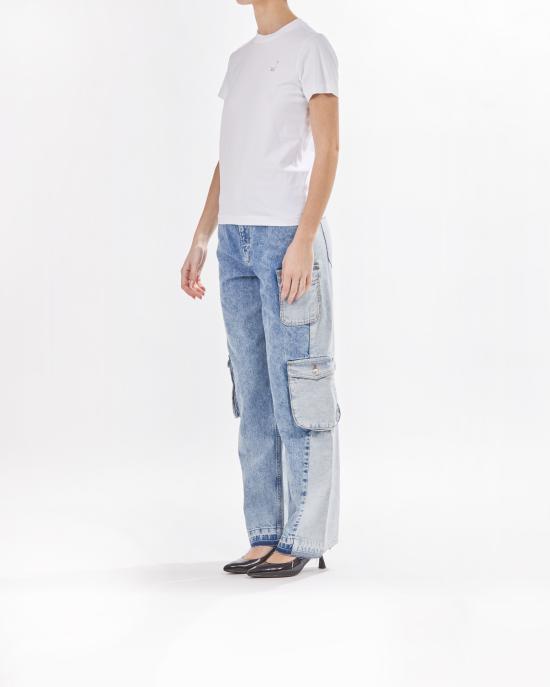 25FW 모스키노 반팔 티셔츠 0714 0541 3001 BIANCO - MOSCHINO