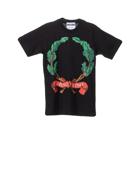 25FW 모스키노 반팔 티셔츠 0702 5441 1555 NERO - MOSCHINO