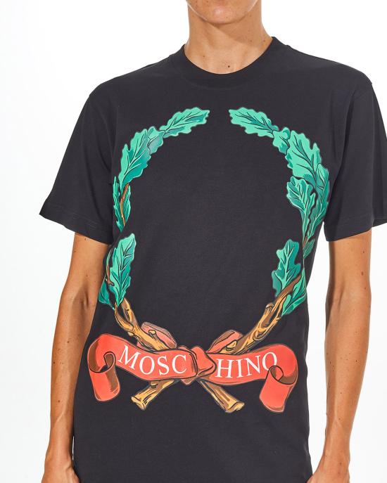 25FW 모스키노 반팔 티셔츠 0702 5441 1555 NERO - MOSCHINO