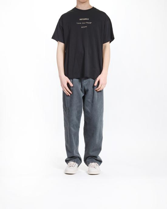 25SS 저스트까발리 반팔 티셔츠 78OAHC02 CJ600 899 black NERO - JUST CAVALLI