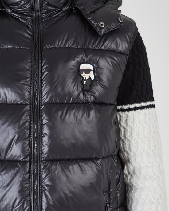 26FW 칼라거펠트 패딩 조끼 505023 544590 990 NERO - KARL LAGERFELD
