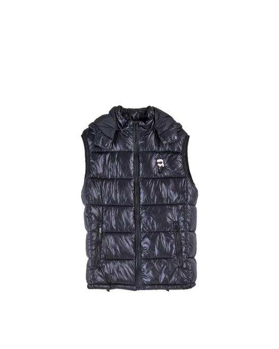 26FW 칼라거펠트 패딩 조끼 505023 544590 990 NERO