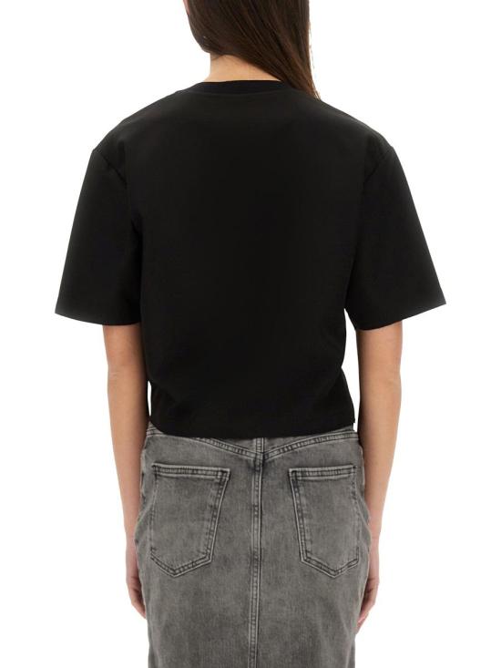  모스키노 반팔 티셔츠 0221 3722 1555 NERO - MOSCHINO