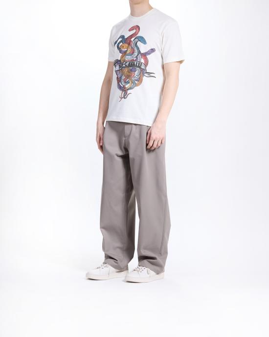 25SS 저스트까발리 반팔 티셔츠 78OAHT10 CJ500 004 off white BIANCO - JUST CAVALLI