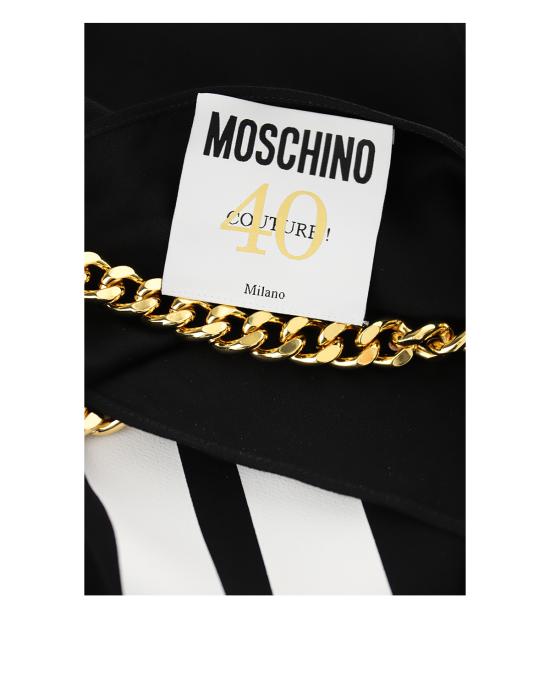  모스키노 롱 원피스 0408 0433 4555 NERO ORO - MOSCHINO