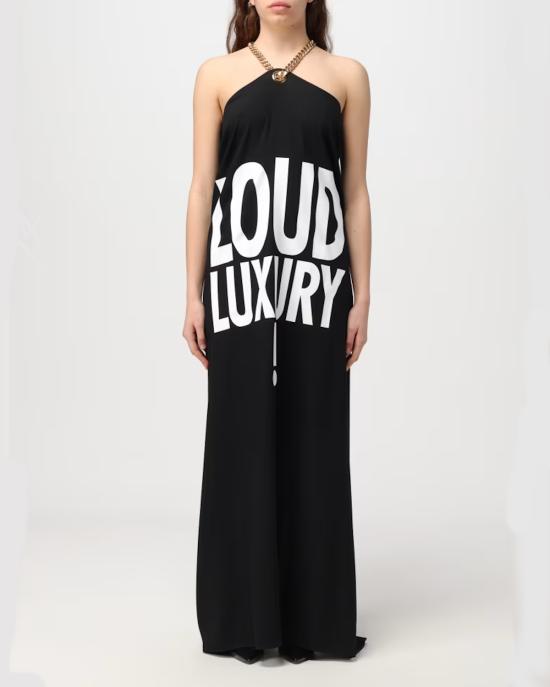  모스키노 롱 원피스 0408 0433 4555 NERO ORO - MOSCHINO