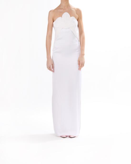 25SS 제니 롱 원피스 78AAO440 N0071 003 white BIANCO - GENNY