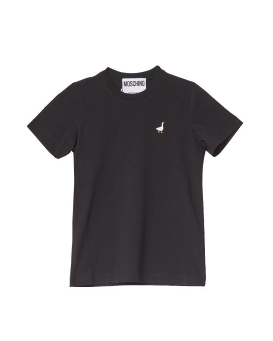 25FW 모스키노 반팔 티셔츠 0714 0541 3555 NERO