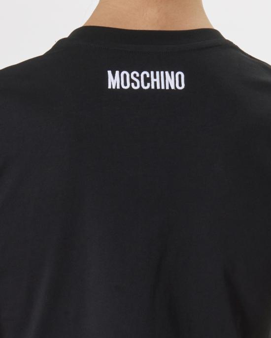 25FW 모스키노 반팔 티셔츠 0714 0541 3555 NERO - MOSCHINO