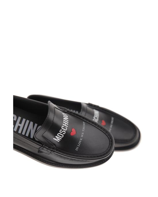 모스키노 로퍼 MA10532C1I MF0 NERO MULTI - MOSCHINO