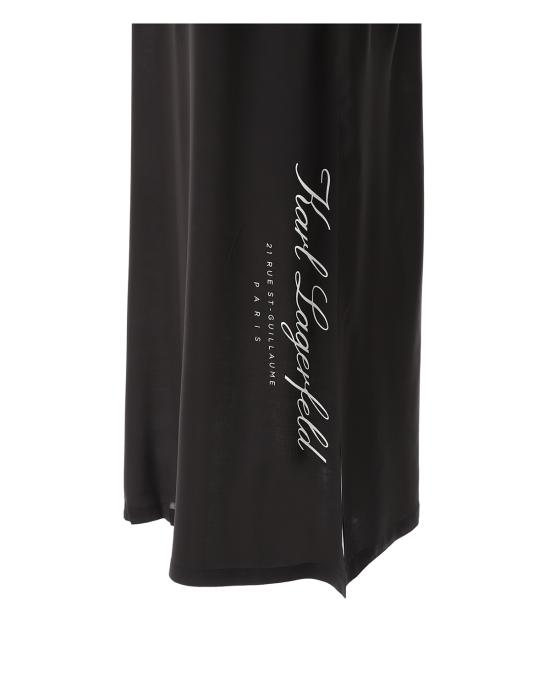  칼라거펠트 롱 원피스 240W2264 999 black NERO - KARL LAGERFELD
