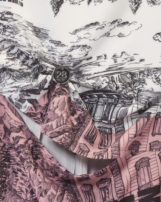 25SS 모스키노 미디 원피스 251K10409 3232 1188 MULTICOLOR - MOSCHINO