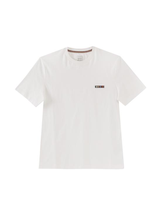 25SS 폴 스미스 반팔 티셔츠 M1R 919T NP4724 01 BIANCO