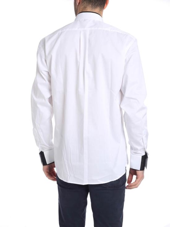 26SS 칼라거펠트 긴팔 셔츠 KM605112 2552602 19 white black BIANCO NERO - KARL LAGERFELD