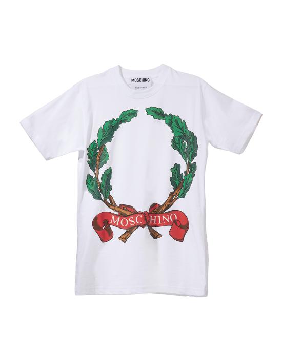 25FW 모스키노 반팔 티셔츠 0702 5441 1001 BIANCO