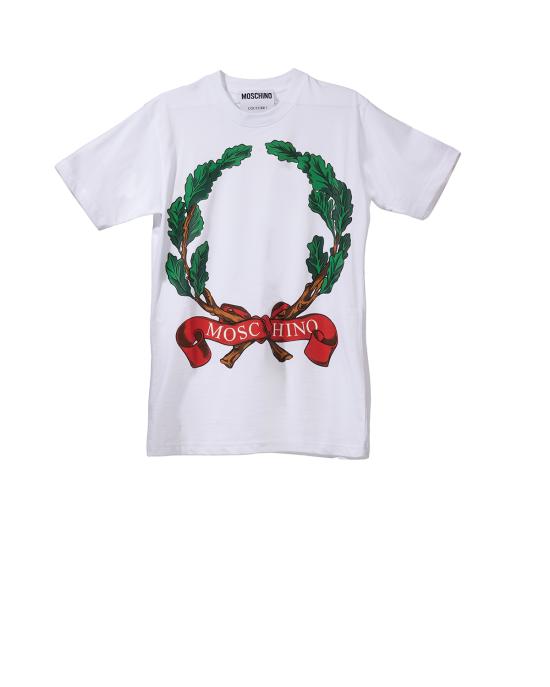 25FW 모스키노 반팔 티셔츠 0702 5441 1001 BIANCO - MOSCHINO