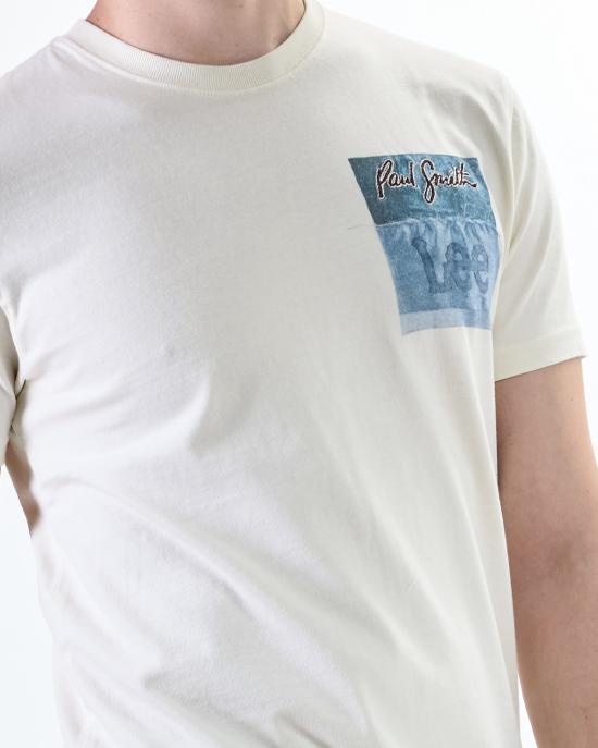 25FW 폴 스미스 반팔 티셔츠 M1R TEE PSWTCH 01 BIANCO - PAUL SMITH