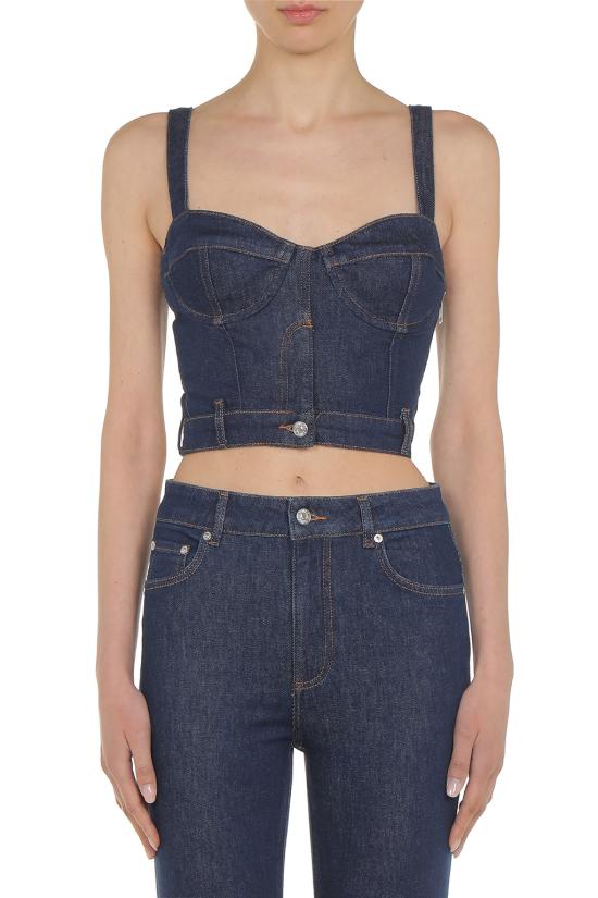  모스키노 민소매 티셔츠 0801 3239 1555 JEANS - MOSCHINO
