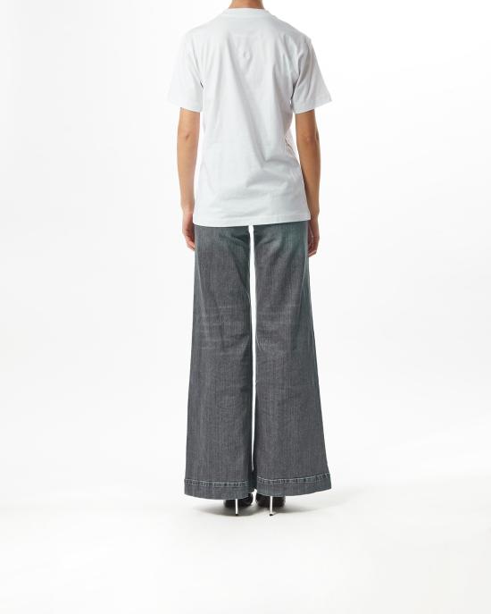 25SS 모스키노 반팔 티셔츠 251D 0717 0441 1001 BIANCO - MOSCHINO