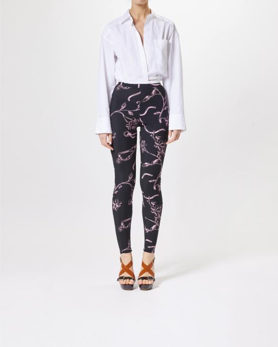 25SS 모스키노 트레이닝/조거 팬츠 251K10324 3238 1555 NERO MULTI - MOSCHINO