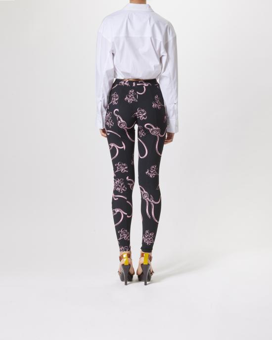 25SS 모스키노 트레이닝/조거 팬츠 251K10324 3238 1555 NERO MULTI - MOSCHINO