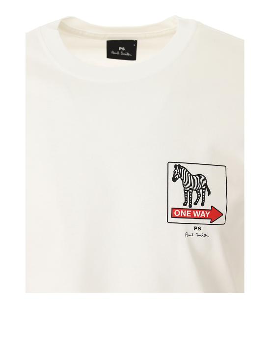  PS 바이 폴스미스 반팔 티셔츠 M2R 011R MP4439 BIANCO - PS BY PAUL SMITH