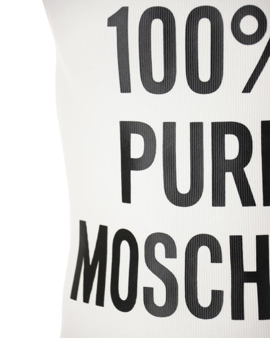  모스키노 민소매 티셔츠 8901 0230 1001 BIANCO - MOSCHINO