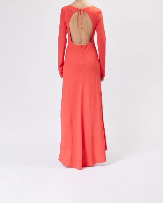 25SS 모스키노 롱 원피스 0449 3726 0129 ROSSO - MOSCHINO