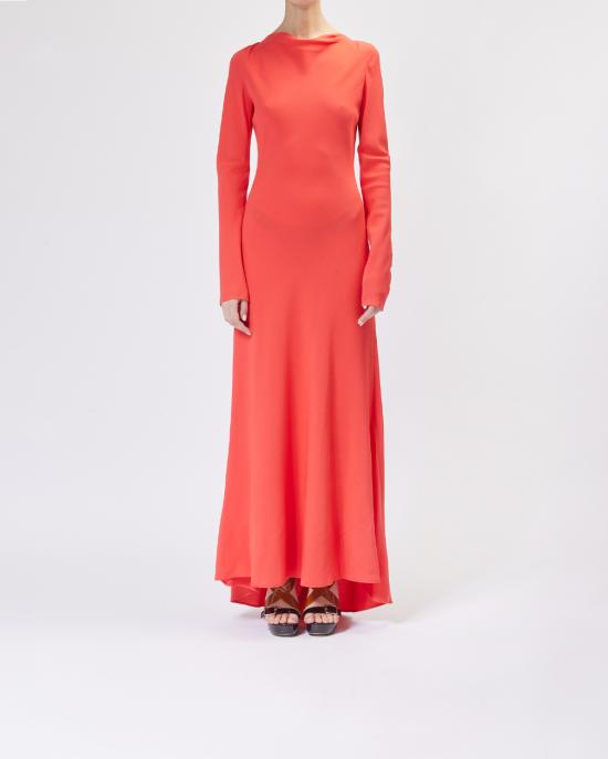 25SS 모스키노 롱 원피스 0449 3726 0129 ROSSO - MOSCHINO