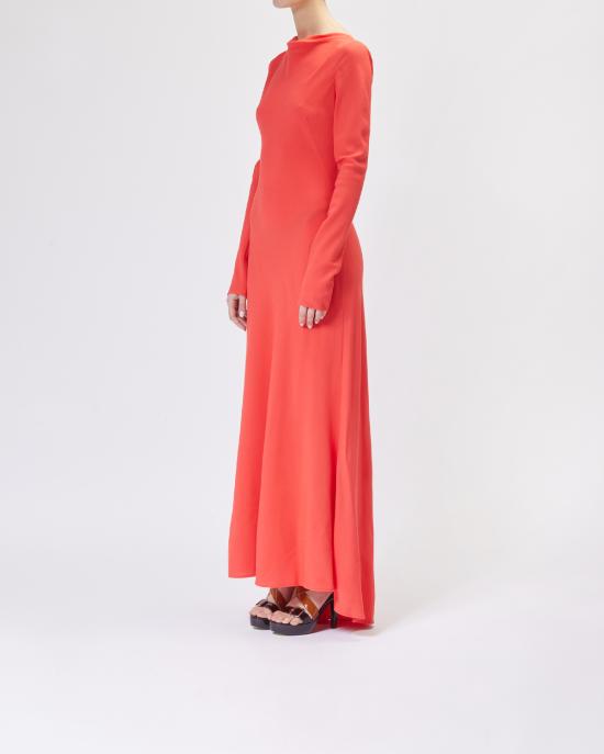 25SS 모스키노 롱 원피스 0449 3726 0129 ROSSO - MOSCHINO