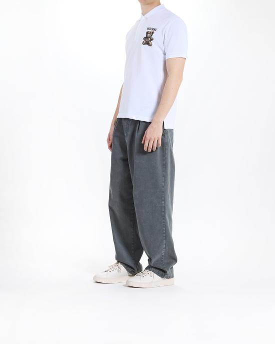 25SS 모스키노 반팔 티셔츠 1601 0242 1001 BIANCO - MOSCHINO