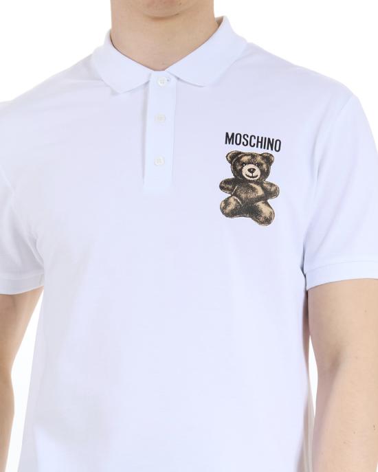 25SS 모스키노 반팔 티셔츠 1601 0242 1001 BIANCO - MOSCHINO