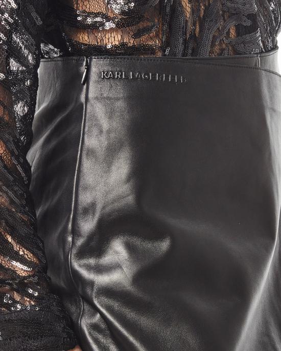 25SS 칼라거펠트 숏 스커트 A1W12028 999 NERO - KARL LAGERFELD