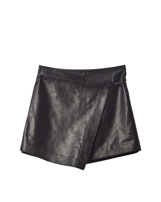 25SS 칼라거펠트 숏 스커트 A1W12028 999 NERO