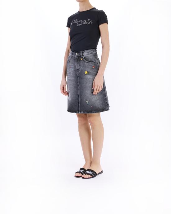 25FW 마크제이콥스 숏 스커트 2S5RSK011D02 011 bleached black GRIGIO - MARC JACOBS