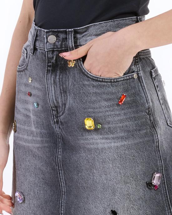 25FW 마크제이콥스 숏 스커트 2S5RSK011D02 011 bleached black GRIGIO - MARC JACOBS