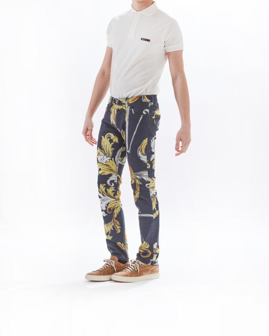 25SS 베르사체 데님 팬츠 78GAB5S0 ES138SS0 G89 black gold MULTICOLOR - VERSACE