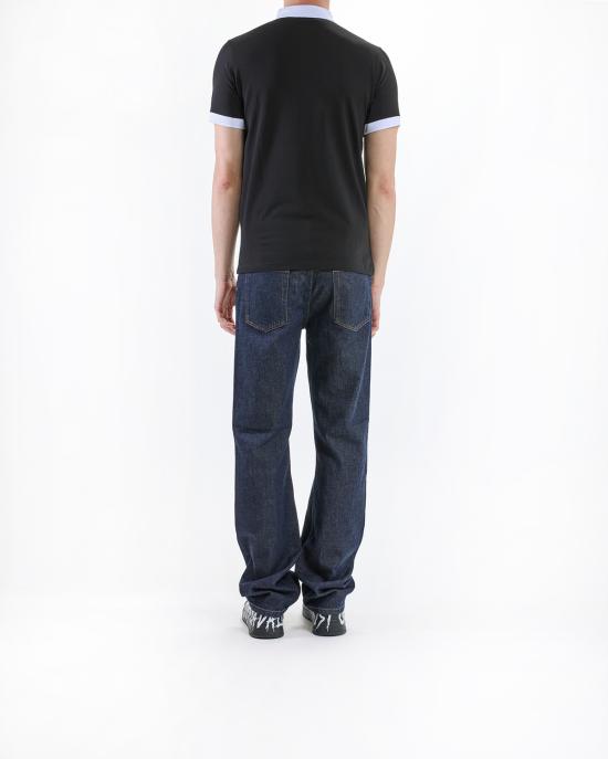 25FW 칼라거펠트 폴로 티셔츠 KM745017 552235 990 black NERO - KARL LAGERFELD