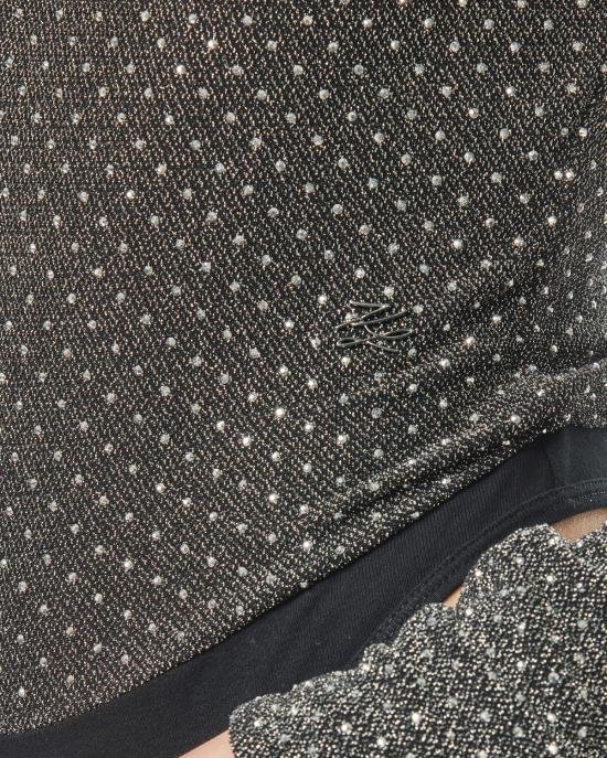 25SS 칼라거펠트 긴팔 티셔츠 A1W17083 979 gunmetal ARGENTO - KARL LAGERFELD