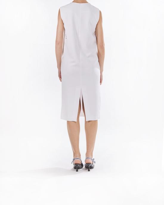 25SS 모스키노 미디 원피스 251D 0407 0424 1001 BIANCO - MOSCHINO