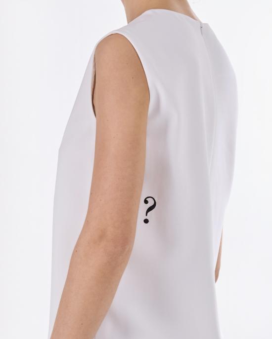 25SS 모스키노 미디 원피스 251D 0407 0424 1001 BIANCO - MOSCHINO