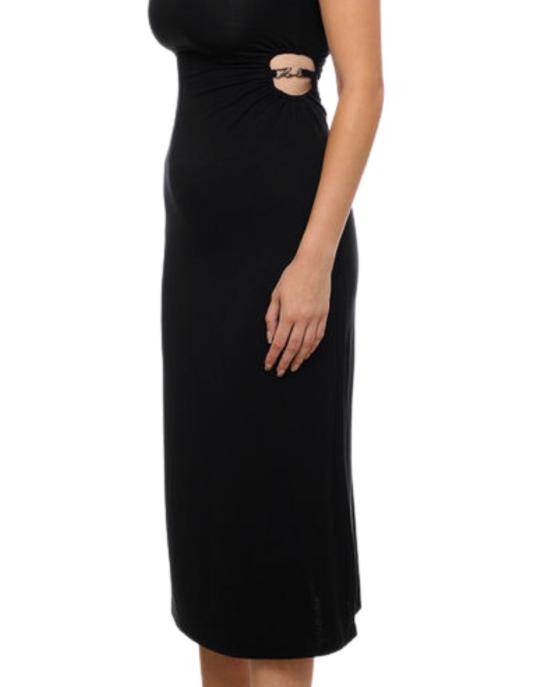  칼라거펠트 롱 원피스 241W2200 999 black NERO - KARL LAGERFELD