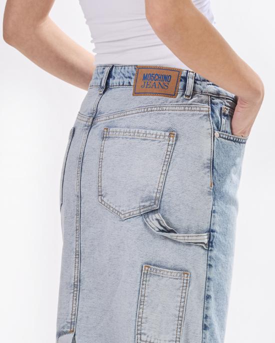 25SS 모스키노 롱 스커트 0105 3719 1303 JEANS - MOSCHINO