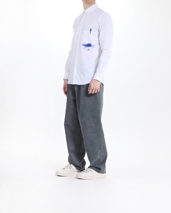 25SS 모스키노 긴팔 셔츠 0239 0235 1001 BIANCO - MOSCHINO