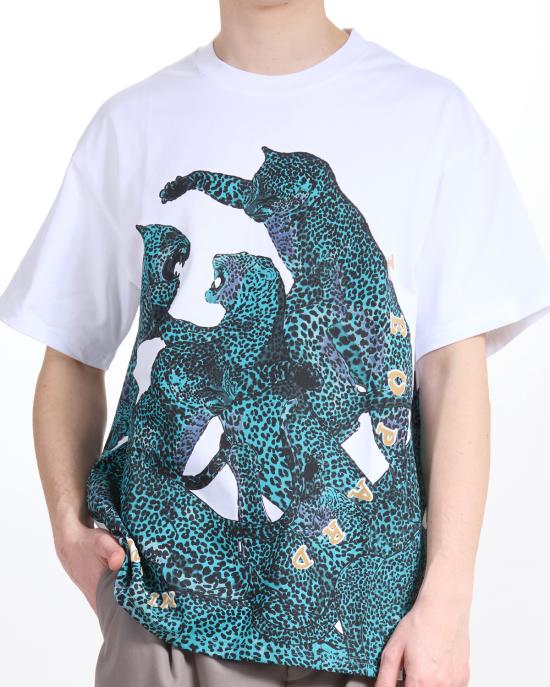 25SS 저스트까발리 긴팔 티셔츠 78OAHA06 CJ718 003 white BIANCO MULTI - JUST CAVALLI