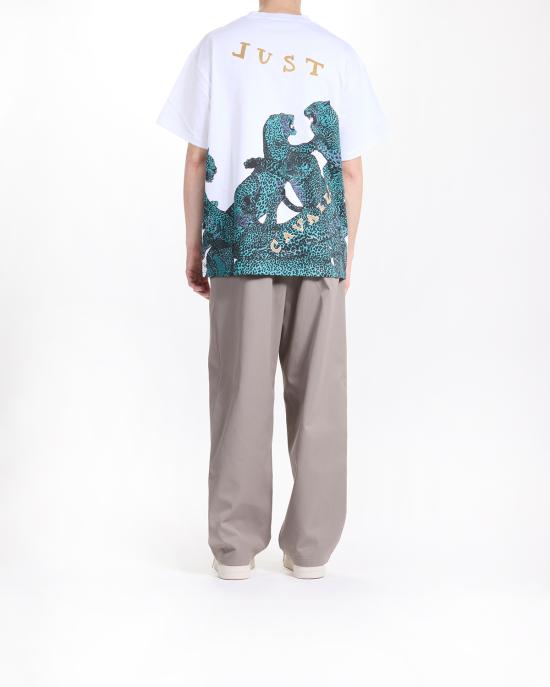 25SS 저스트까발리 긴팔 티셔츠 78OAHA06 CJ718 003 white BIANCO MULTI - JUST CAVALLI